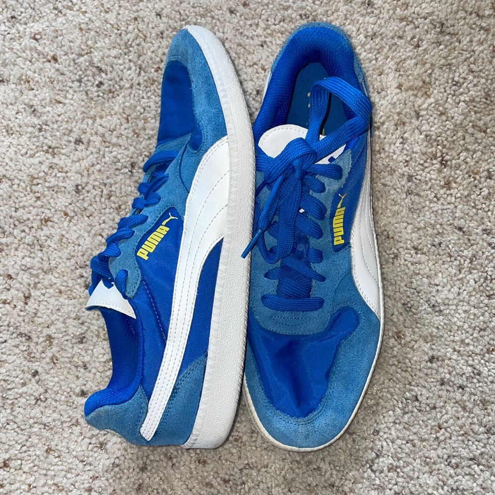Blue Suede Pumas Size 9